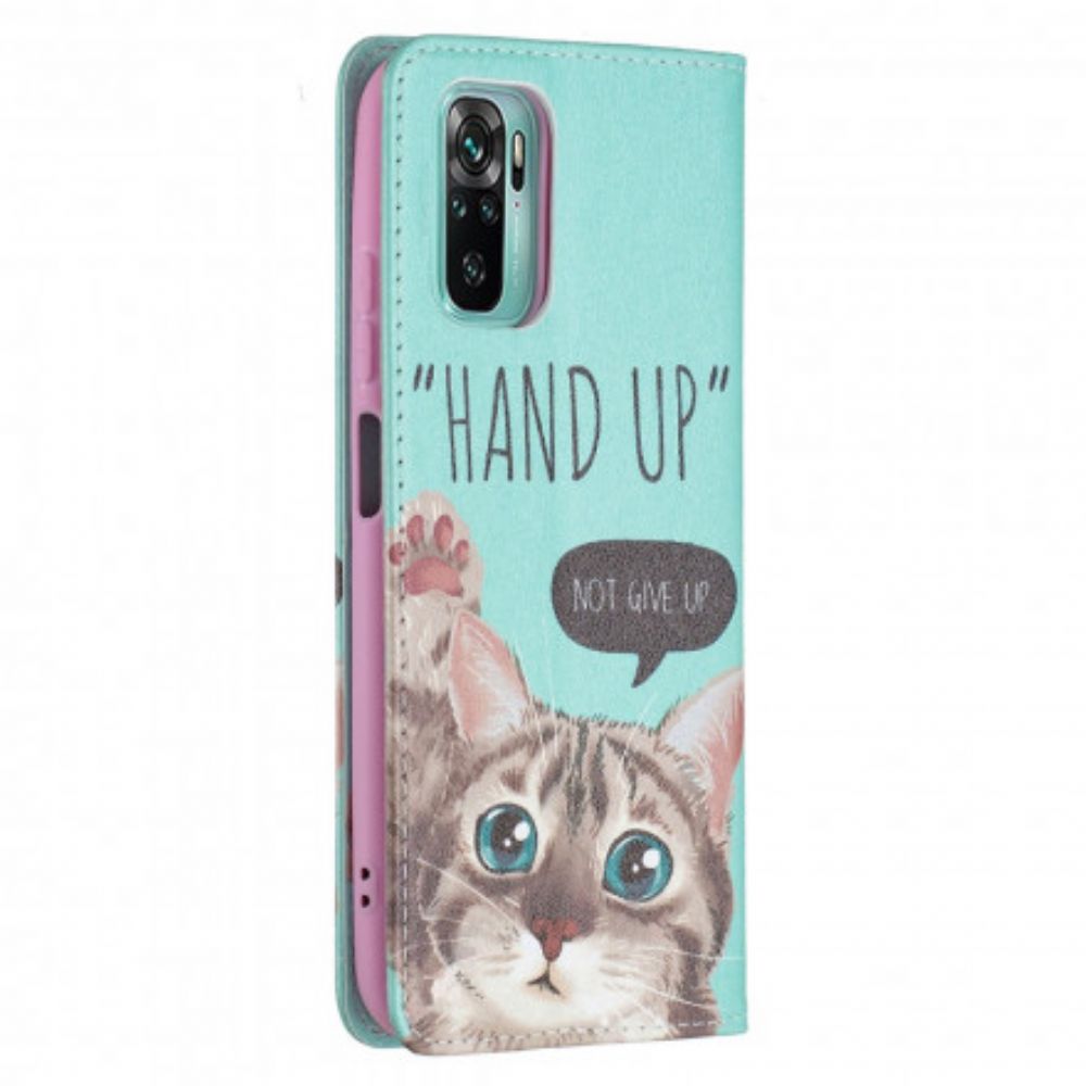 Schutzhülle Für Xiaomi Redmi Note 10 / 10S Flip Case Übergabe