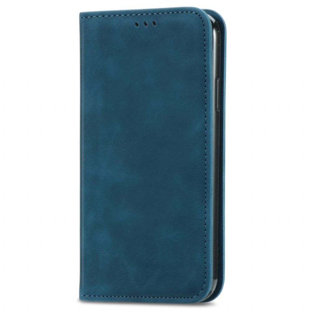 Flip Case Motorola Edge 50 Ultra Wildledereffekt
