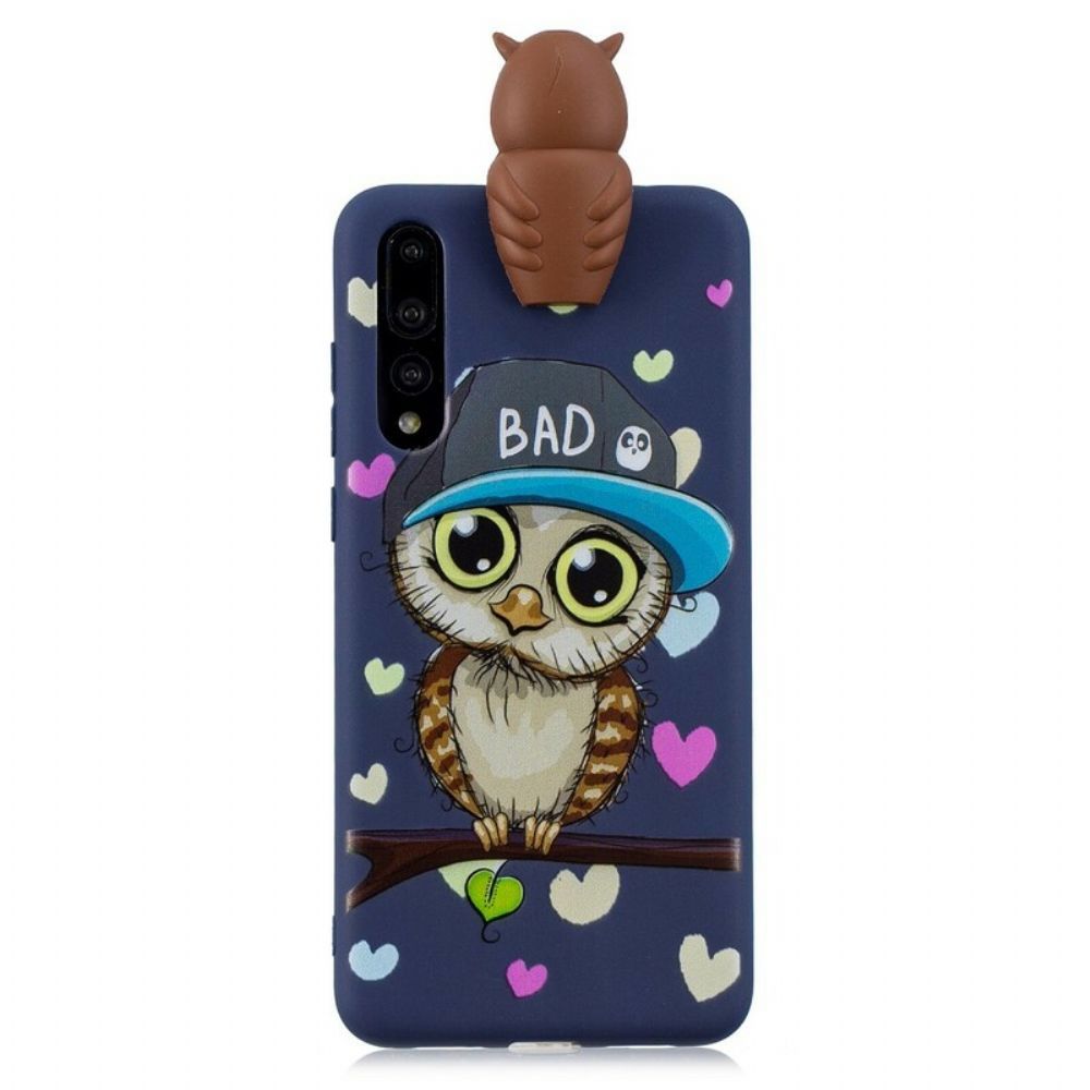 Hülle Für Huawei P20 Pro 3d Böser Eulen-spaß