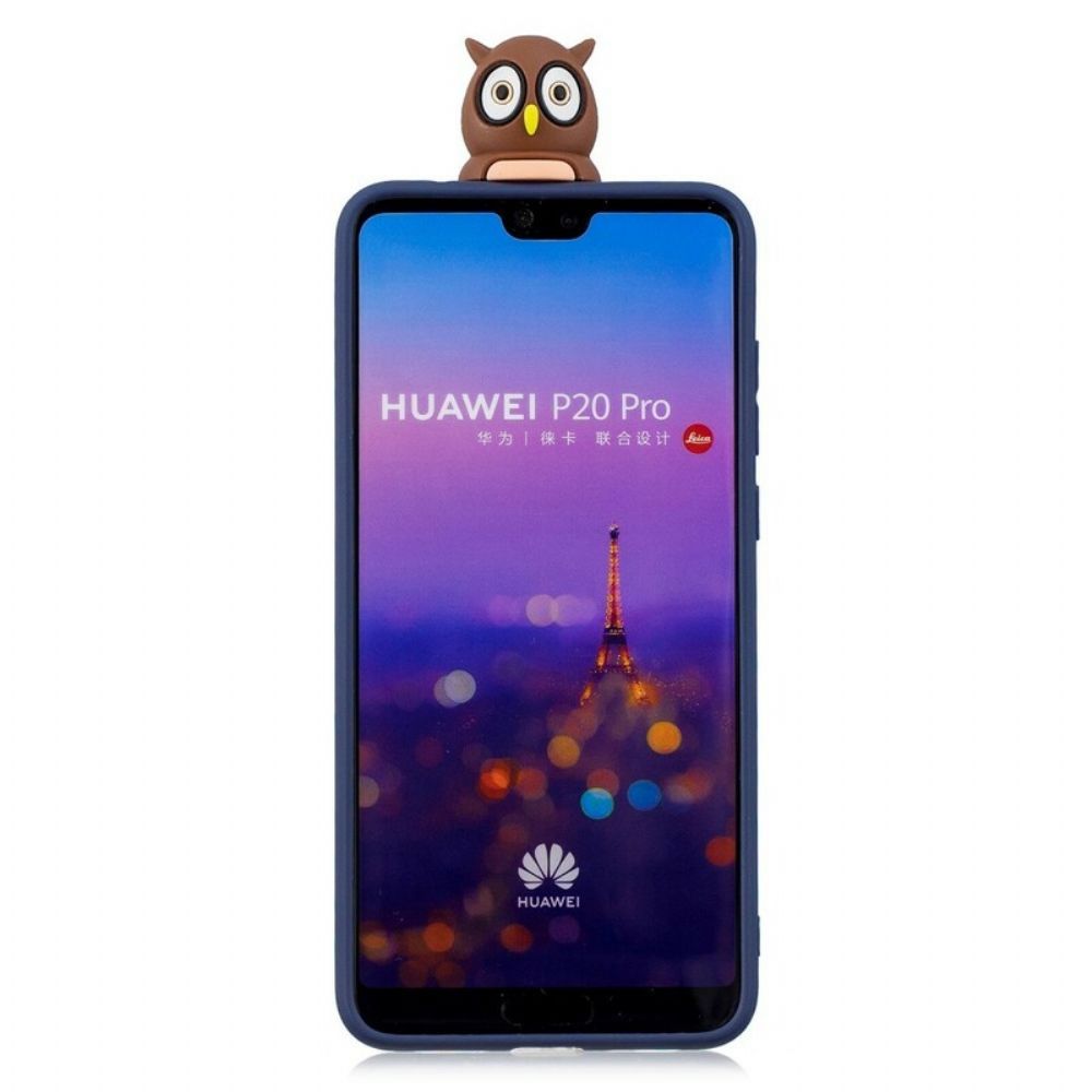Hülle Für Huawei P20 Pro 3d Böser Eulen-spaß