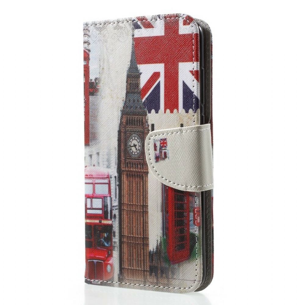 Lederhüllen Für Huawei P20 Pro Londoner Leben