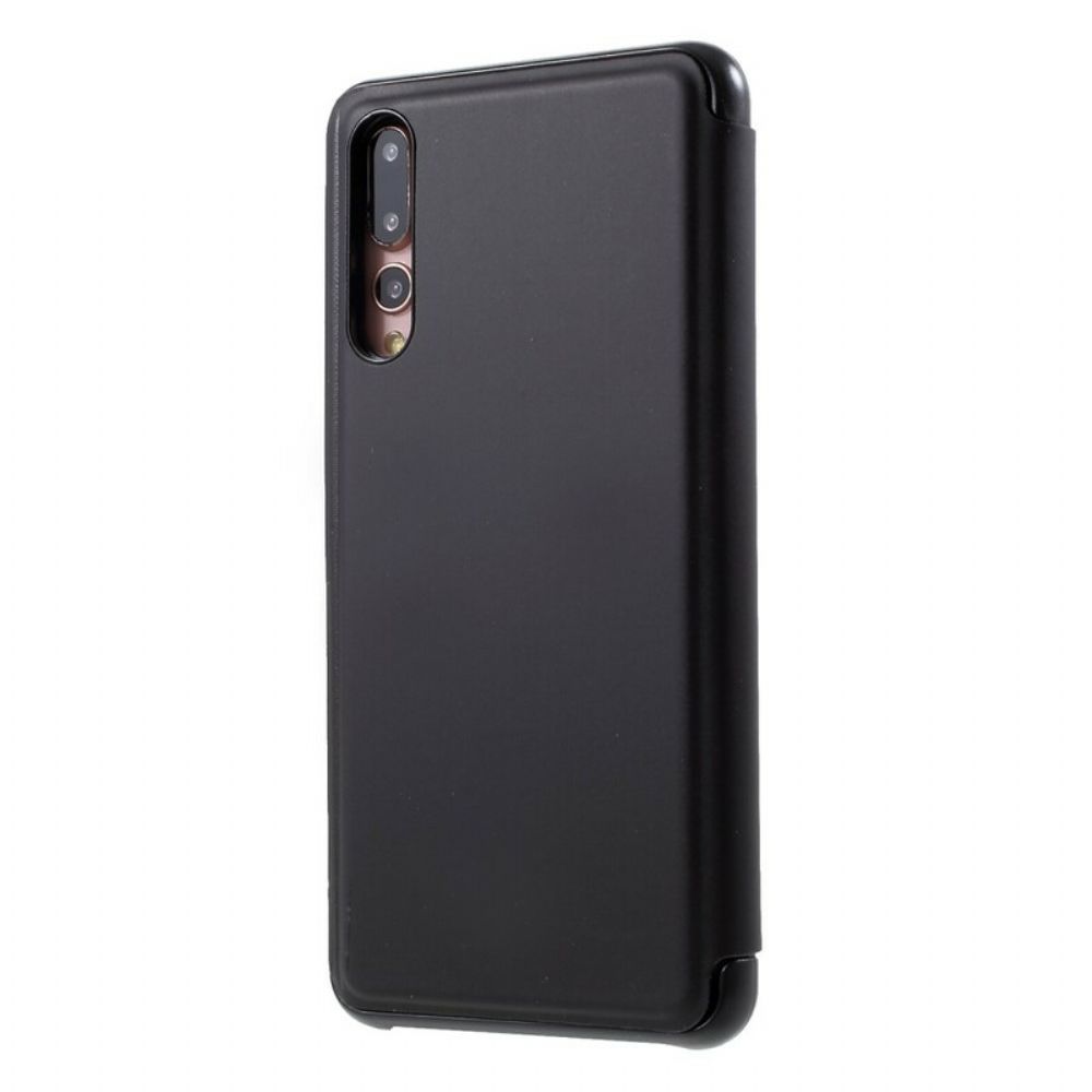 Schutzhülle Für Huawei P20 Pro Flip Case Spiegel- Und Ledereffekt