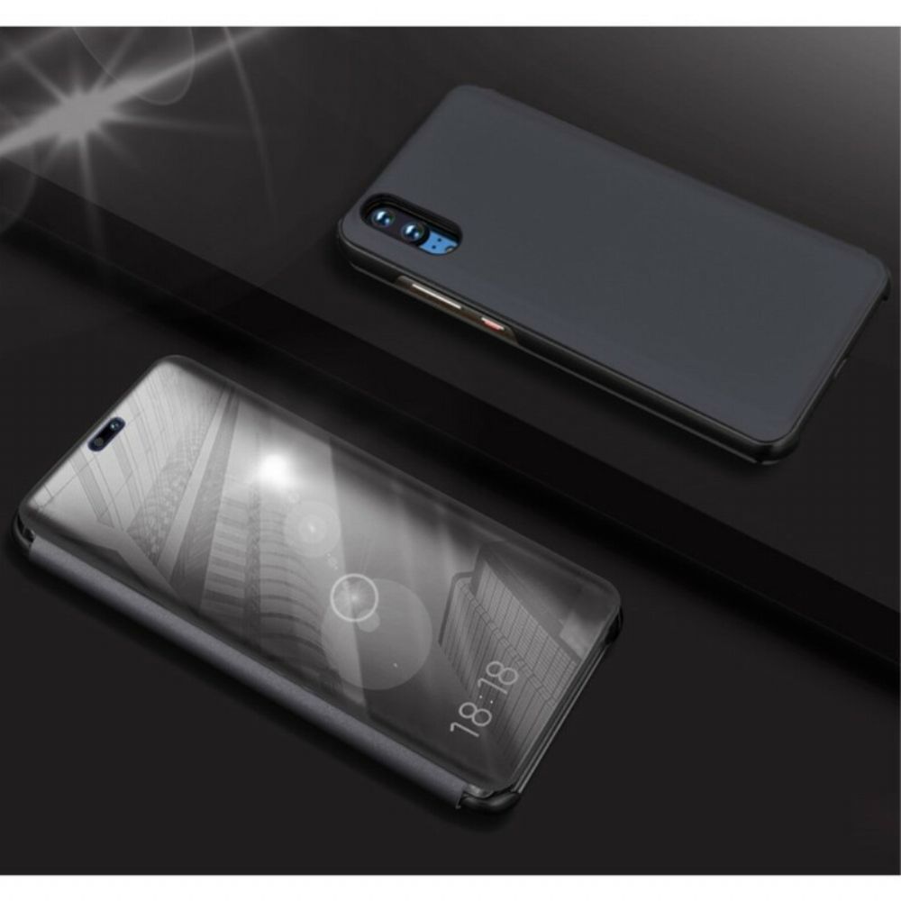 Schutzhülle Für Huawei P20 Pro Spiegel Und Kunstleder