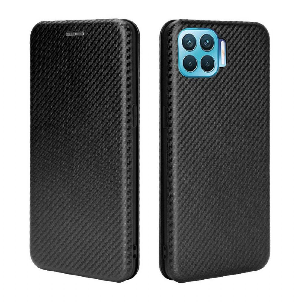 Schutzhülle Für Realme 7 Pro Flip Case Farbiges Karbon-silikon