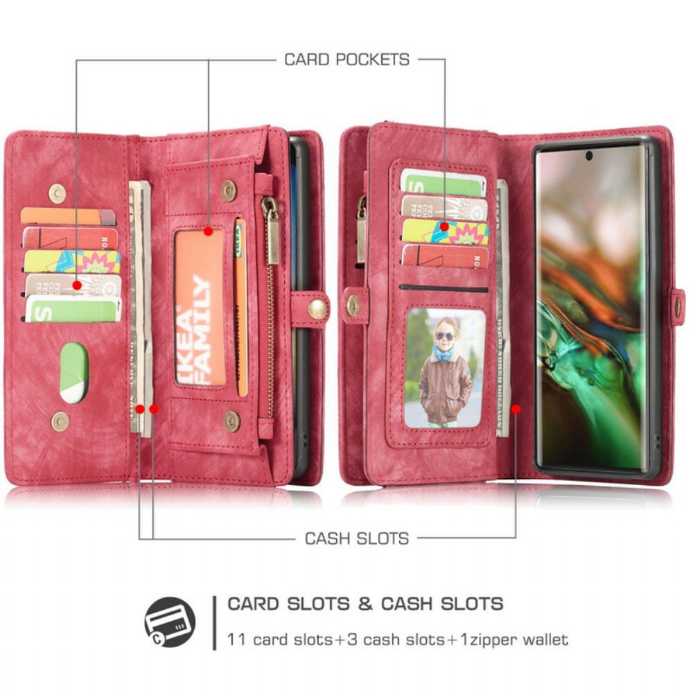 Hülle Für Samsung Galaxy Note 10 Geldbörse Flip Case Caseme-brieftasche