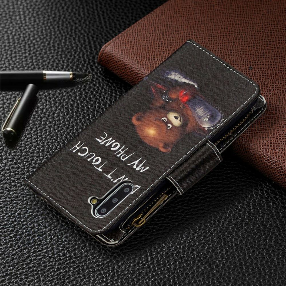 Lederhüllen Für Samsung Galaxy Note 10 Tasche Mit Reißverschluss