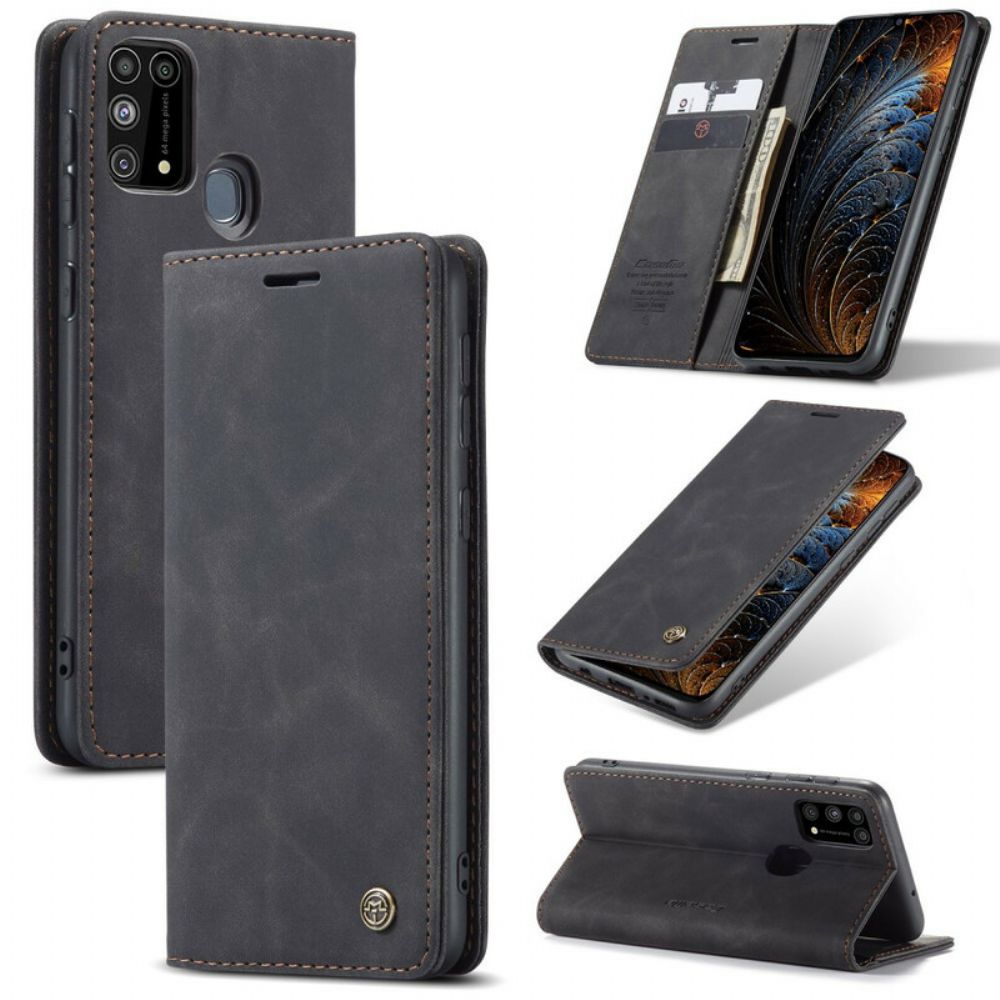 Schutzhülle Für Samsung Galaxy M31 Flip Case Caseme Kunstleder