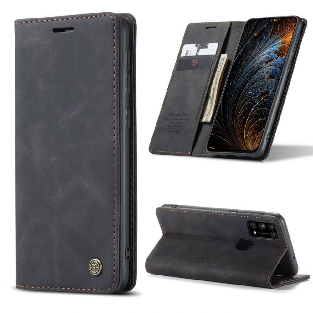 Schutzhülle Für Samsung Galaxy M31 Flip Case Caseme Kunstleder