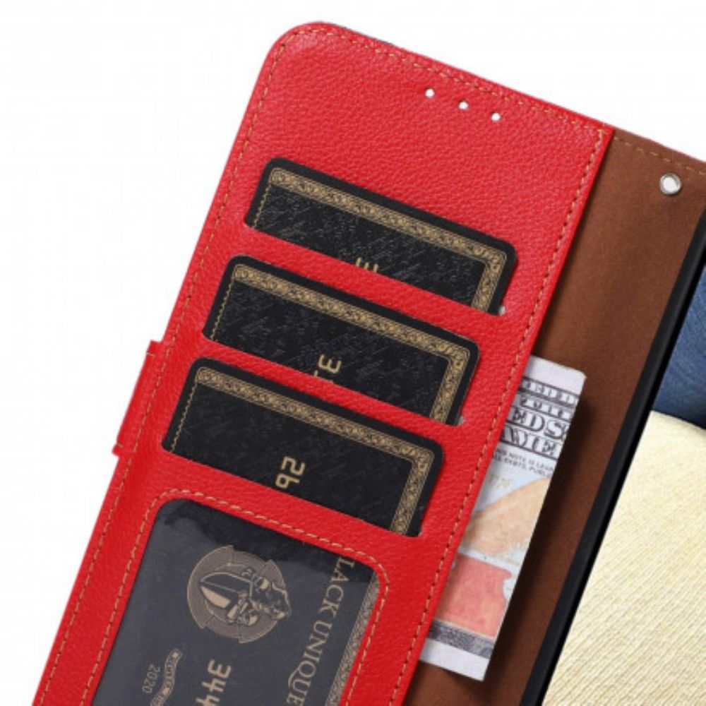 Lederhüllen Für Motorola Edge 20 Liche Style Rfid Khazneh
