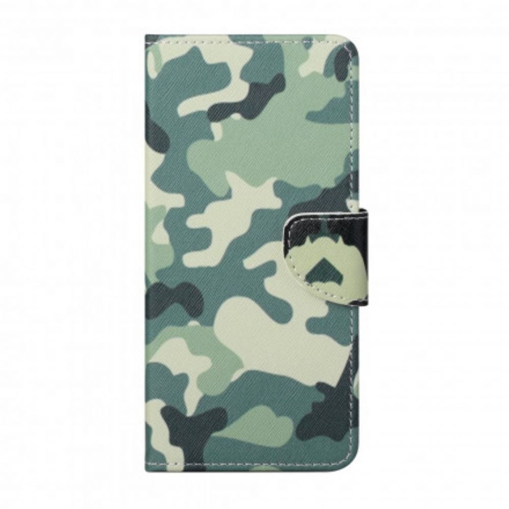 Lederhüllen Für Motorola Edge 20 Militärische Tarnung