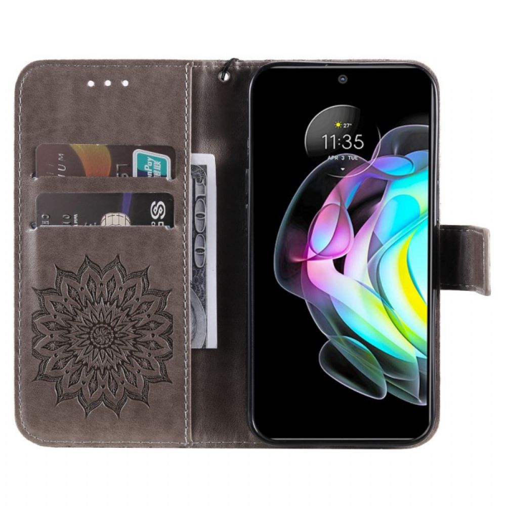 Lederhüllen Für Motorola Edge 20 Sonnenblume