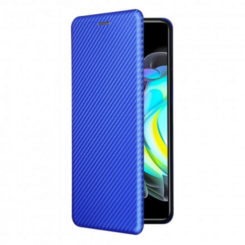 Schutzhülle Für Motorola Edge 20 Flip Case Farbiges Carbon-silikon