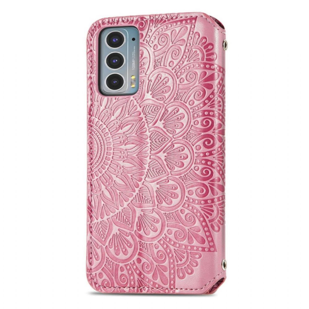 Schutzhülle Für Motorola Edge 20 Flip Case Mandalas