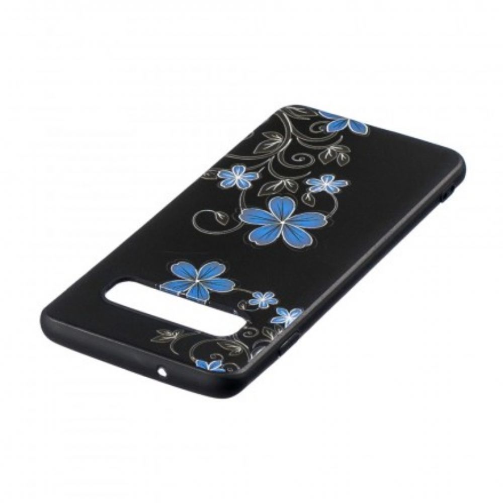 Handyhülle Für Samsung Galaxy S10 Blaue Blumen
