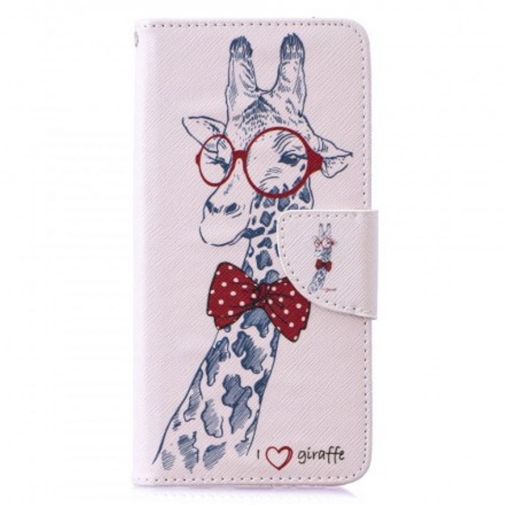 Lederhüllen Für Samsung Galaxy S10 Nerdige Giraffe