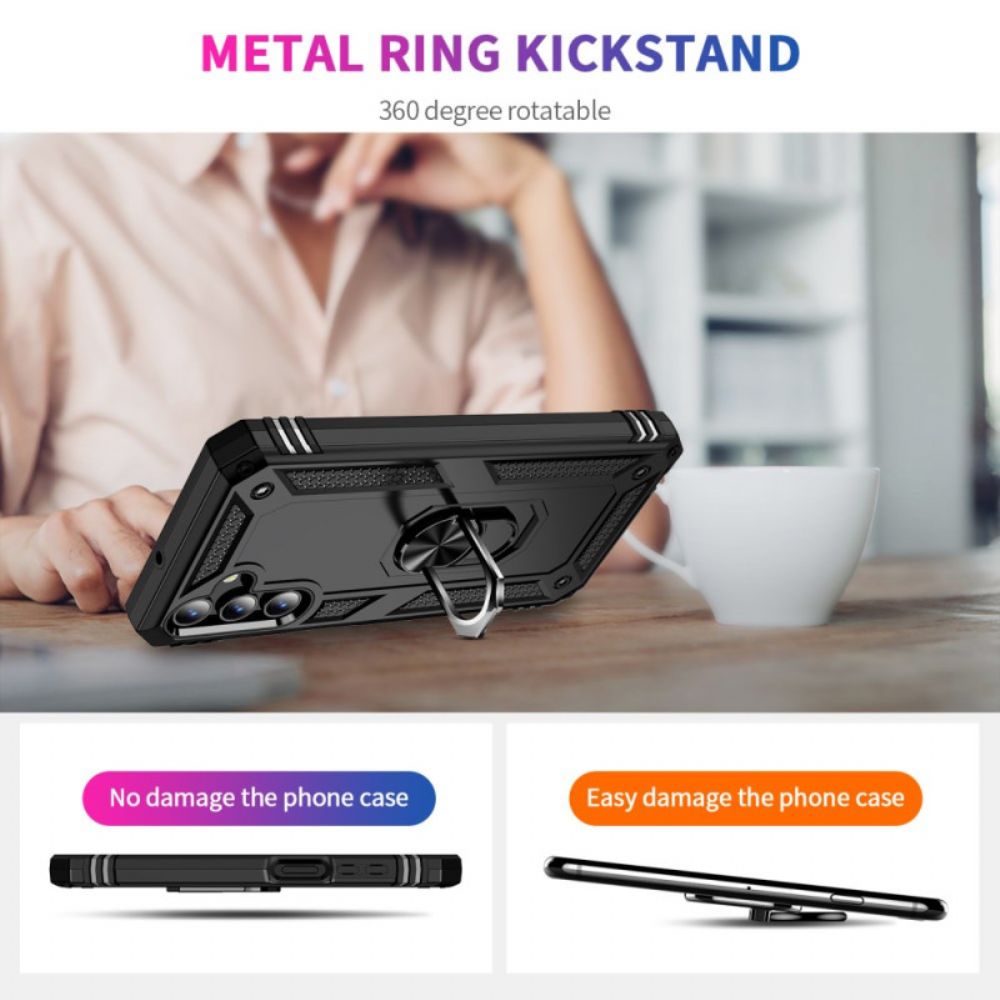 Hülle Für Samsung Galaxy A15 5g Metallausführung Mit Stützring
