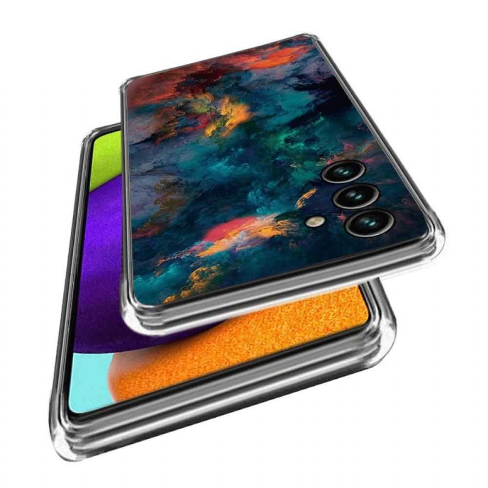 Hülle Samsung Galaxy A15 5g Bunte Wolken