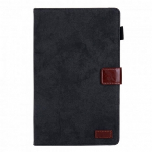 Flip Case Für Samsung Galaxy Tab A7 Klassischer Lederstil