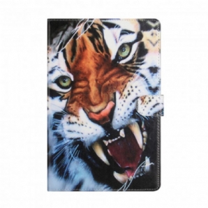 Flip Case Für Samsung Galaxy Tab A7 Schöner Tiger