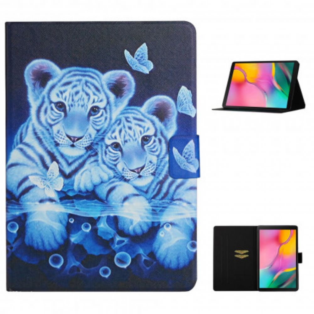 Flip Case Für Samsung Galaxy Tab A7 Tiger