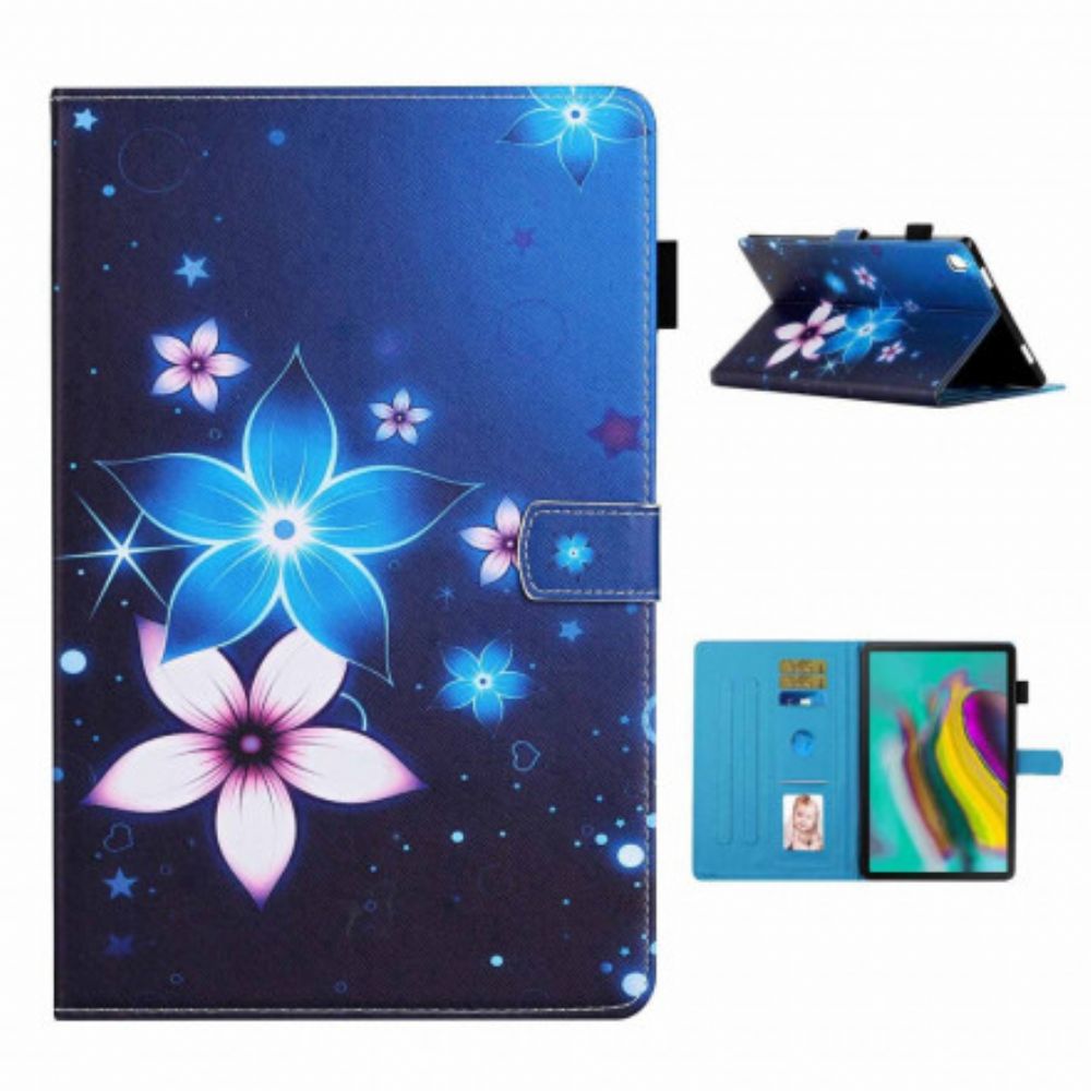 Lederhüllen Für Samsung Galaxy Tab A7 Blumen
