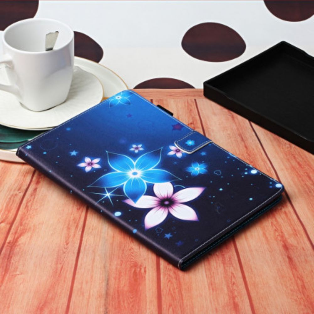 Lederhüllen Für Samsung Galaxy Tab A7 Blumen