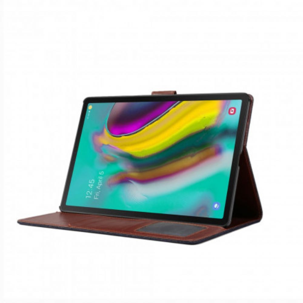 Lederhüllen Für Samsung Galaxy Tab A7 Jeans