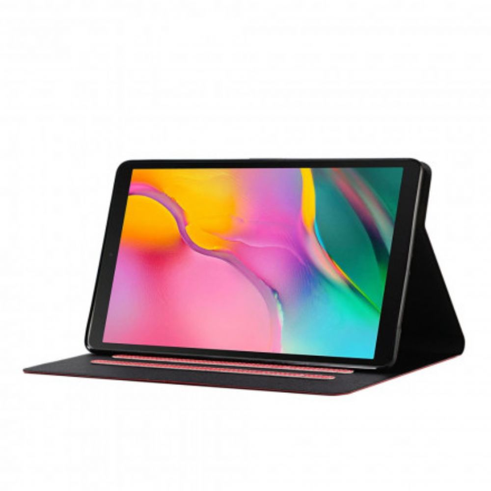 Lederhüllen Für Samsung Galaxy Tab A7 Klassisches Kunstleder