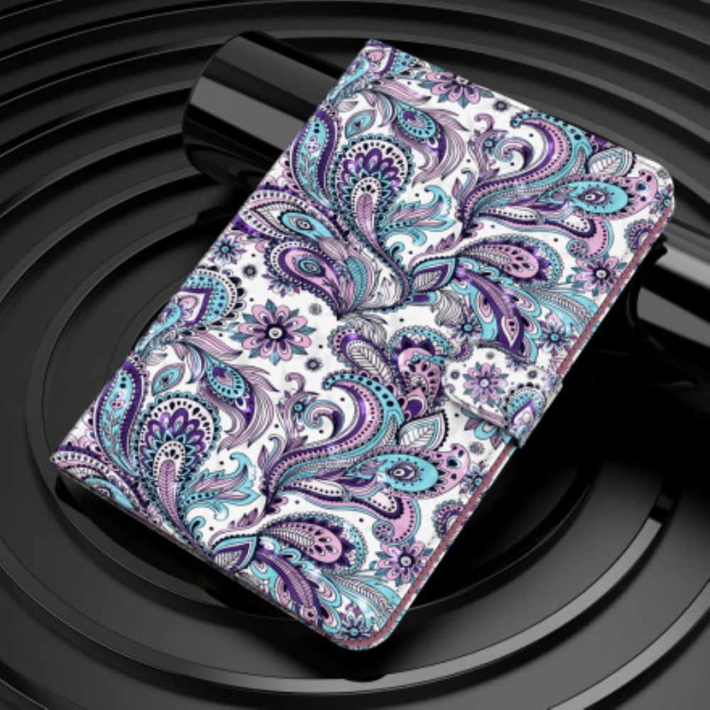 Lederhüllen Für Samsung Galaxy Tab A7 Paisley-muster