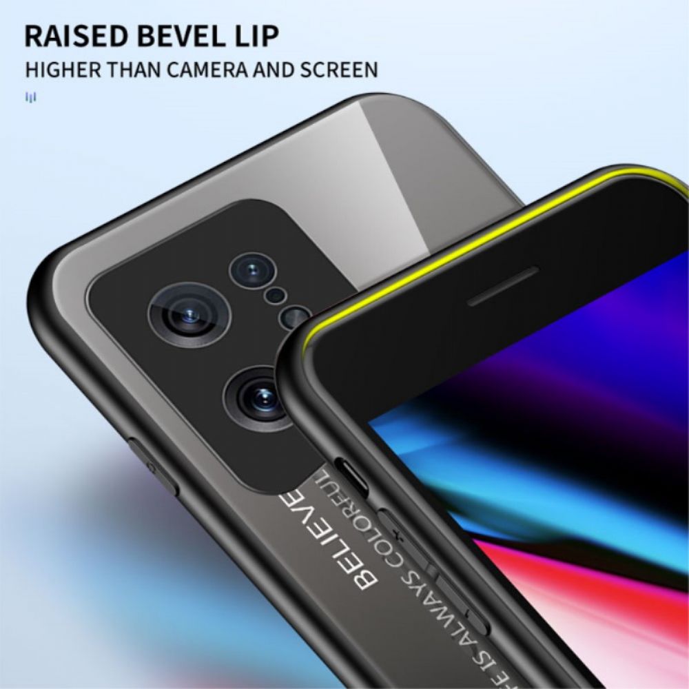 Handyhülle Für Oppo Find X5 Hallo Tempered Glass