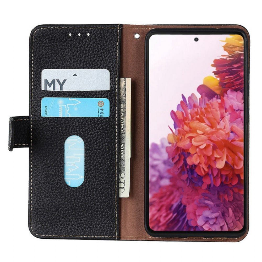 Lederhüllen Für Oppo Find X5 Litschi Khazneh Leder