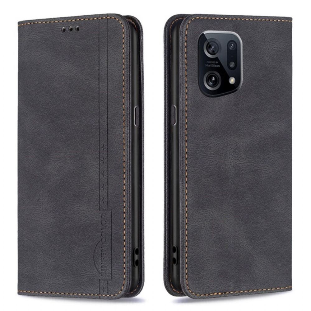 Schutzhülle Für Oppo Find X5 Flip Case Binfen-farbe