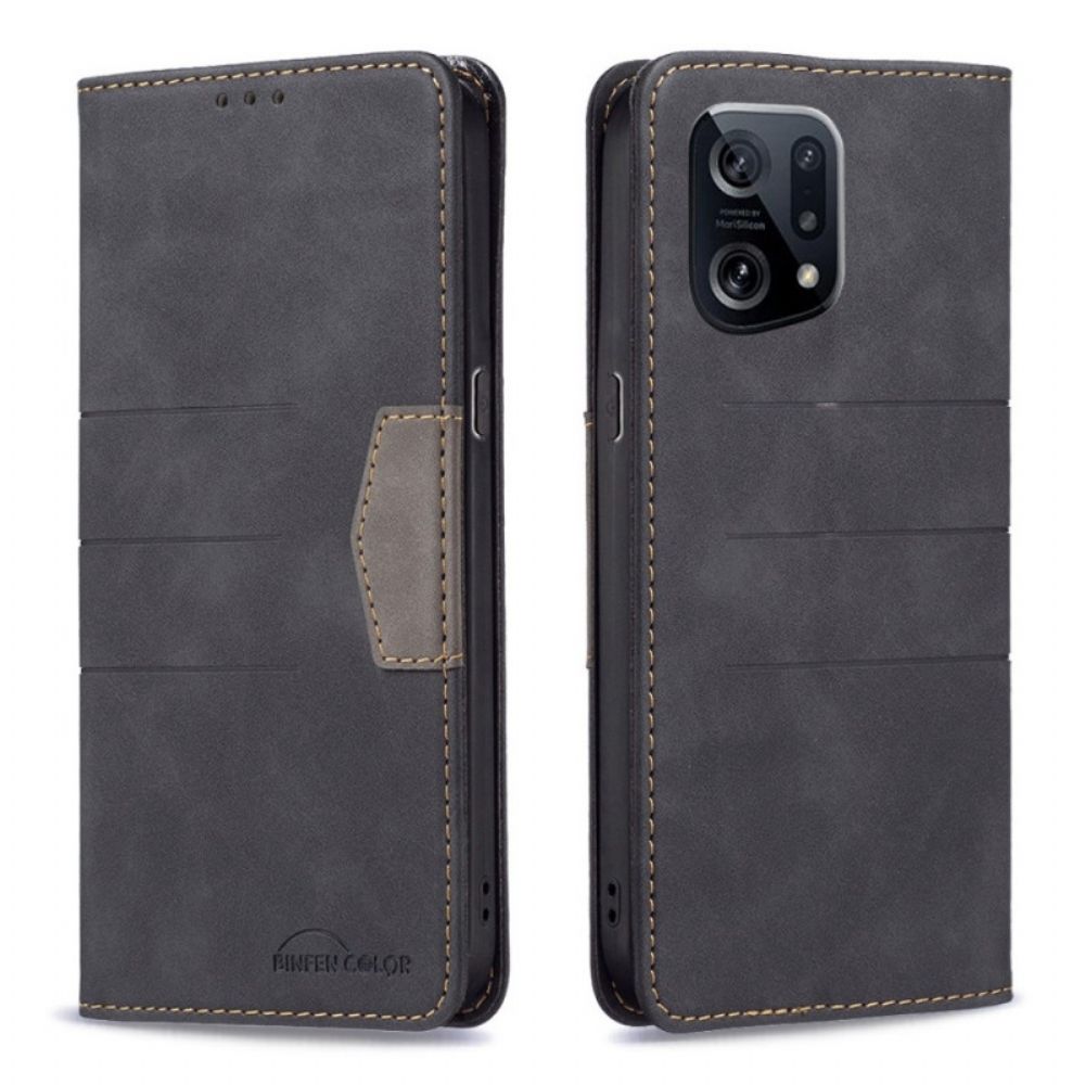 Schutzhülle Für Oppo Find X5 Flip Case Binfen-farbe