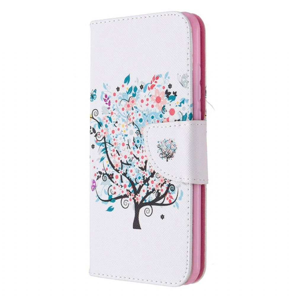 Flip Case Für Huawei P Smart 2024 Blumiger Baum