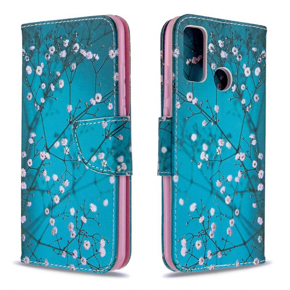 Lederhüllen Für Huawei P Smart 2024 Blühender Baum