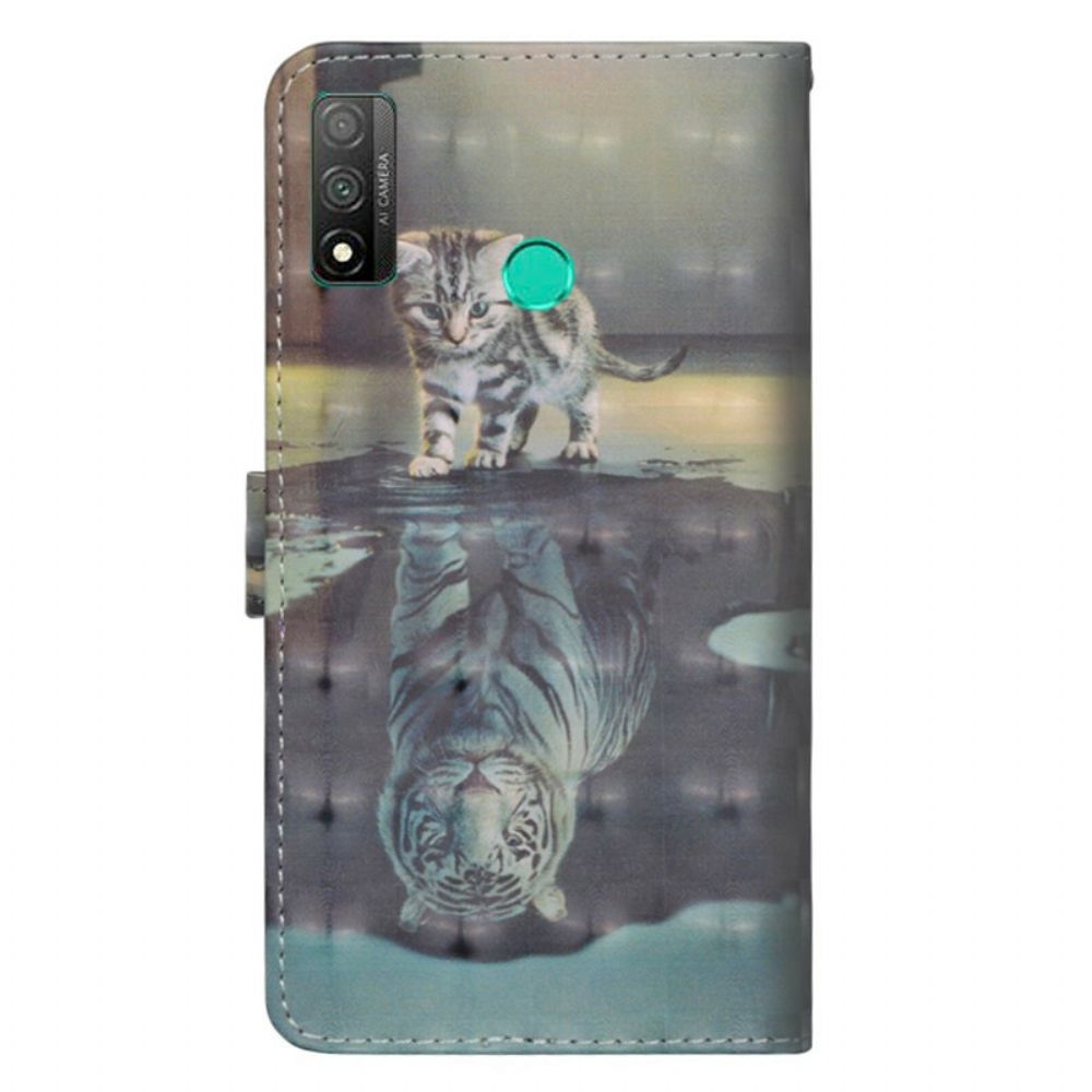 Lederhüllen Für Huawei P Smart 2024 Ernst Der Tiger