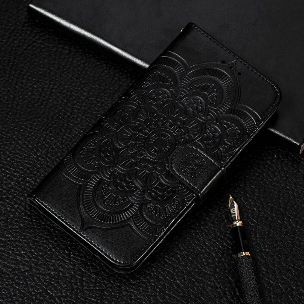 Lederhüllen Für Huawei P Smart 2024 Vollständiges Mandala