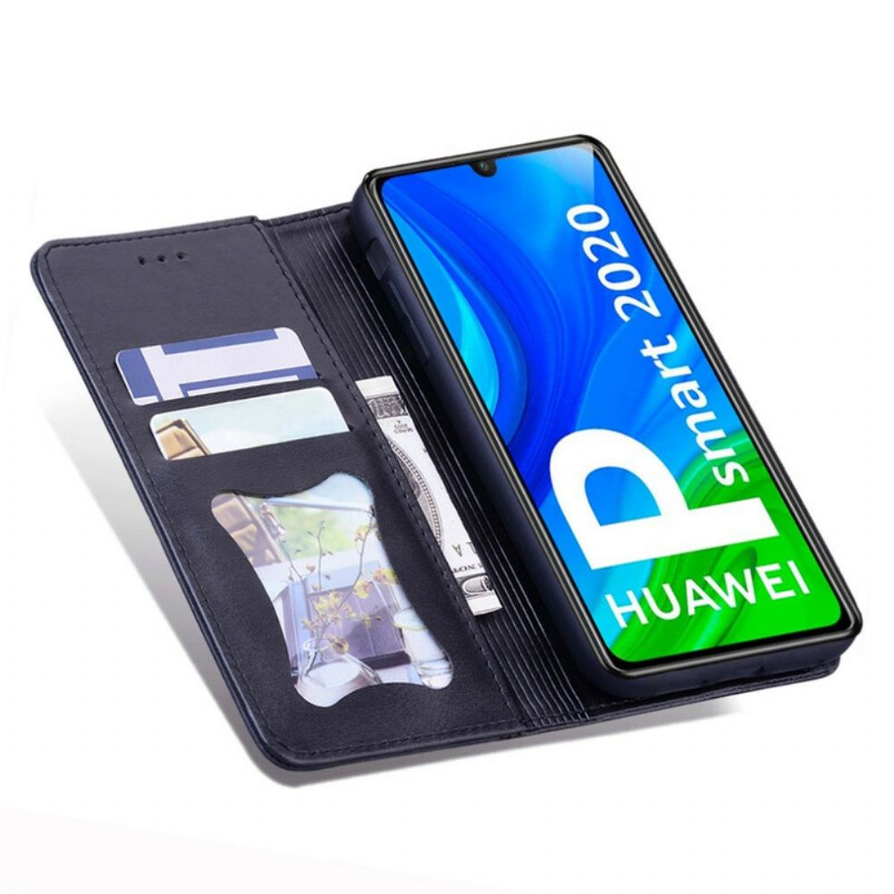 Schutzhülle Für Huawei P Smart 2024 Flip Case Zweifarbiger Business-ledereffekt
