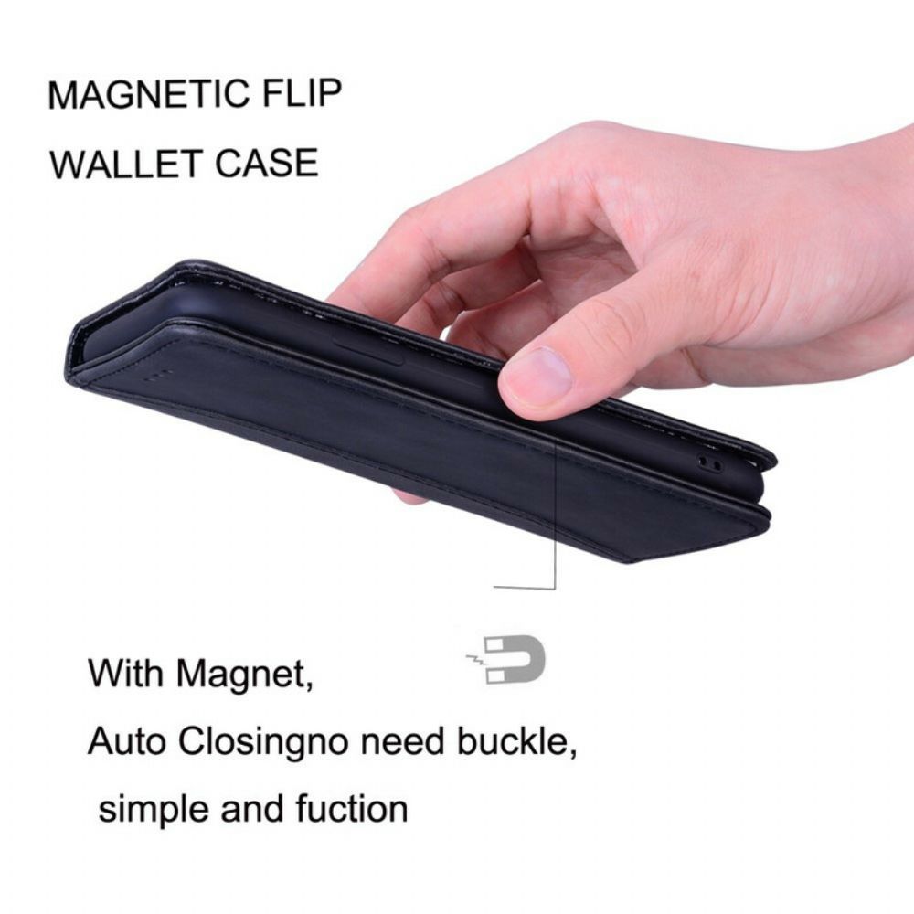 Schutzhülle Für Huawei P Smart 2024 Flip Case Zweifarbiger Business-ledereffekt
