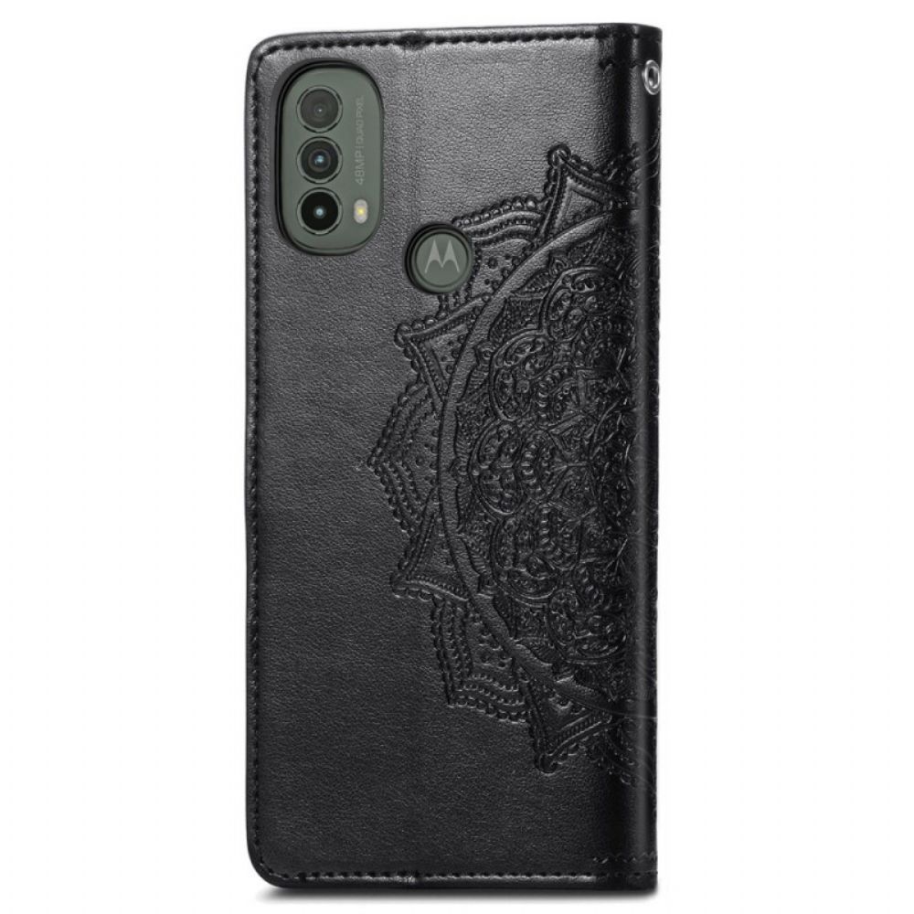 Lederhüllen Für Moto E40 / E30 / E20 Mandala Aus Dem Mittelalter