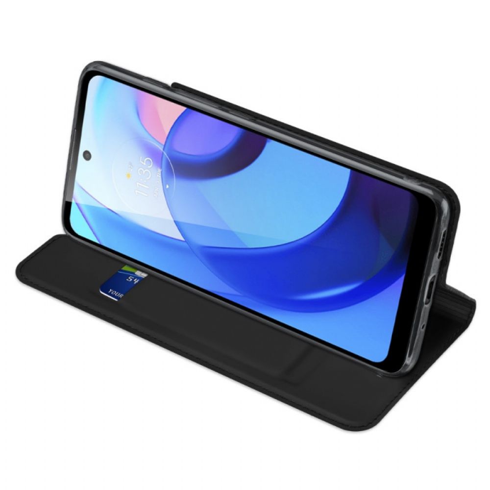 Schutzhülle Für Moto E40 / E30 / E20 Flip Case Dux Ducis Pro-skin