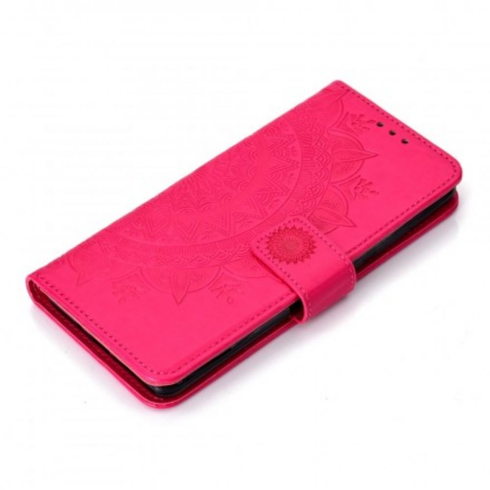 Flip Case Für Huawei P30 Pro Sonnen-mandala