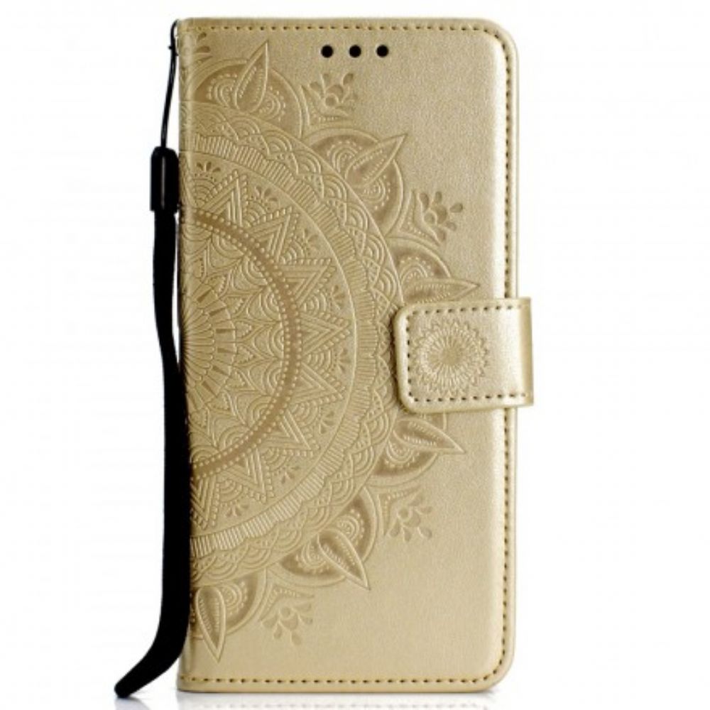 Flip Case Für Huawei P30 Pro Sonnen-mandala