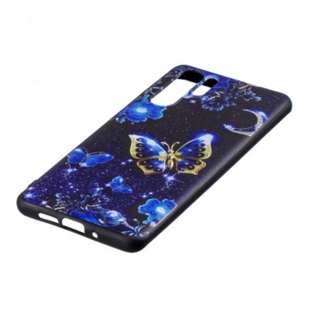 Handyhülle Für Huawei P30 Pro Goldener Schmetterling