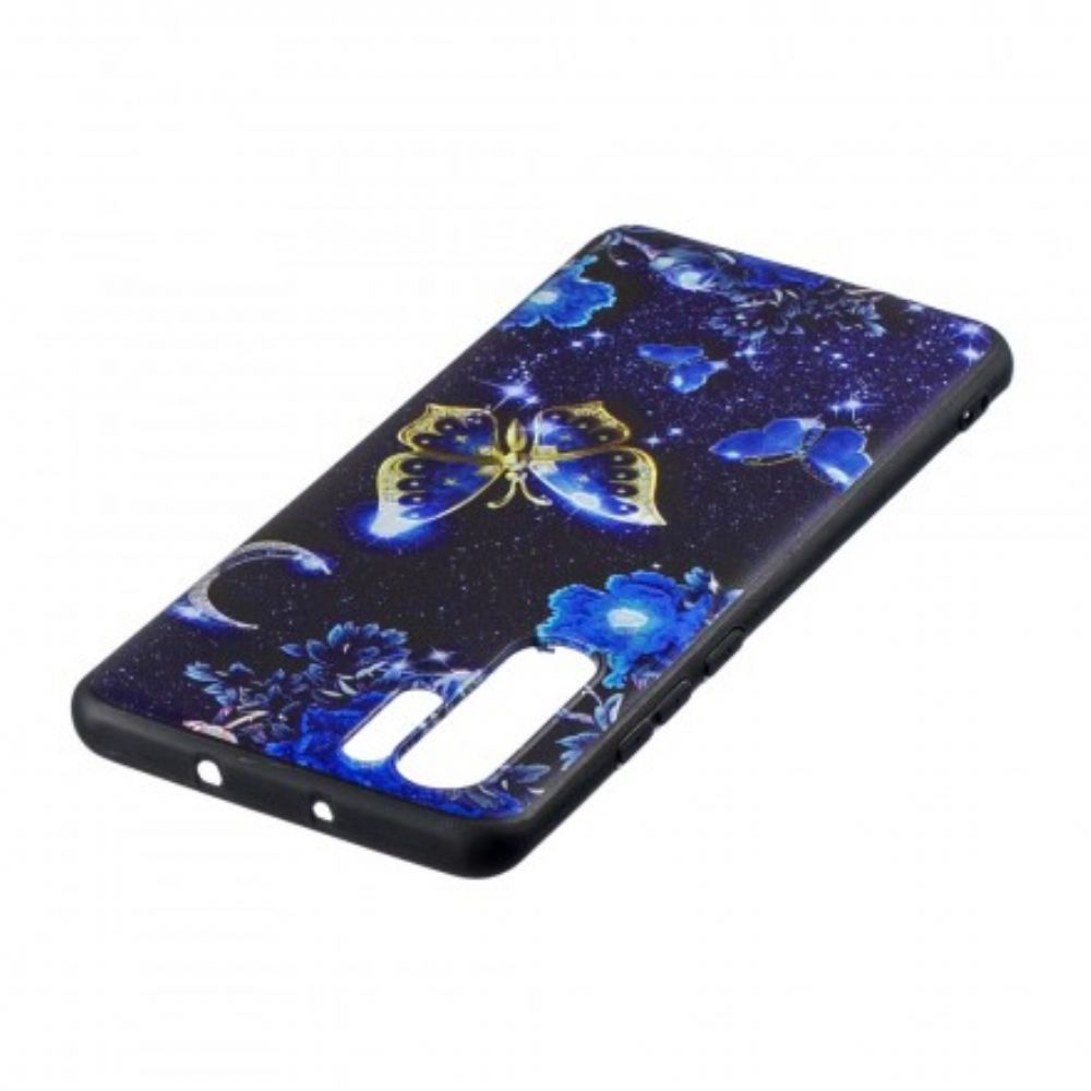 Handyhülle Für Huawei P30 Pro Goldener Schmetterling