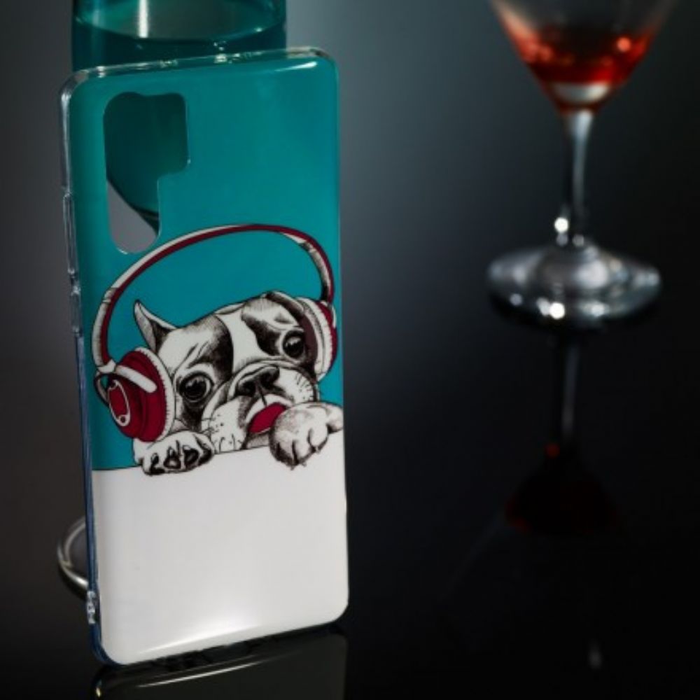Hülle Für Huawei P30 Pro Fluoreszierender Hund