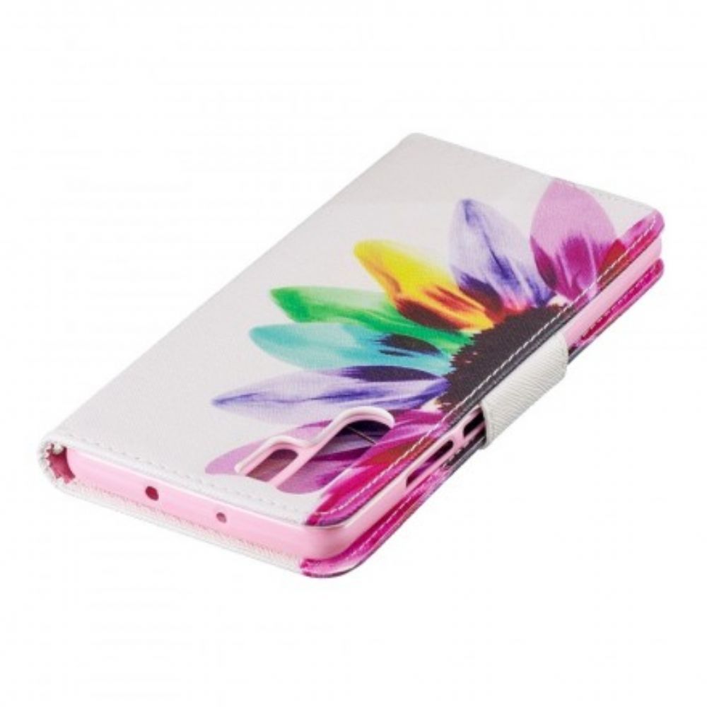 Lederhüllen Für Huawei P30 Pro Aquarell Blume