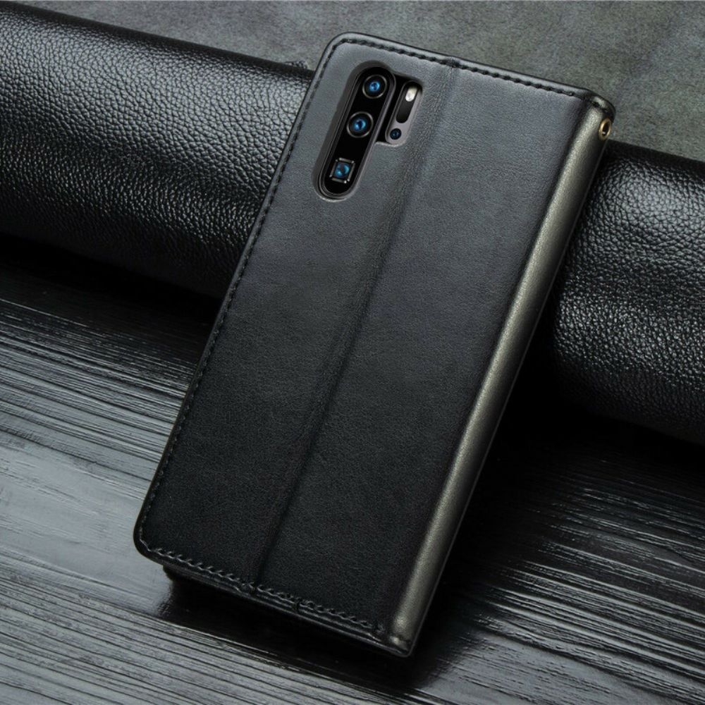 Lederhüllen Für Huawei P30 Pro Kunstleder Und Vintage-verschluss