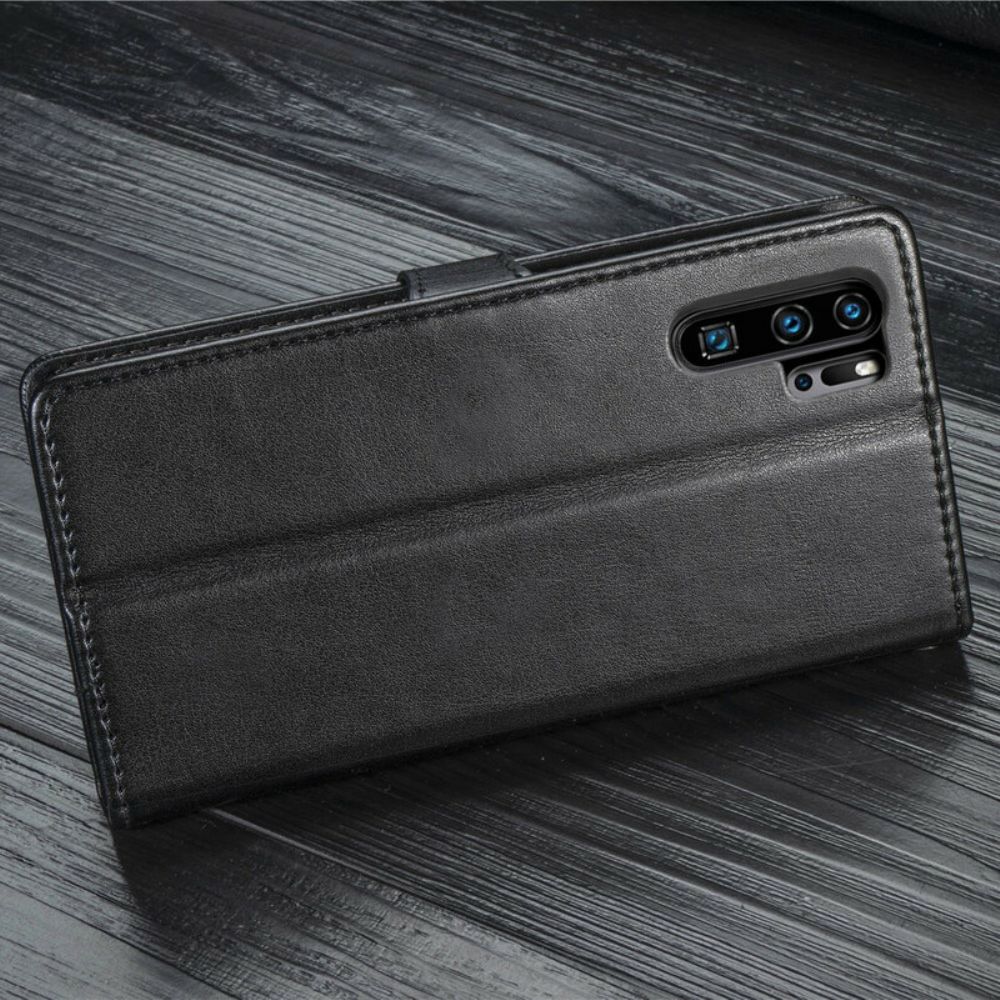 Lederhüllen Für Huawei P30 Pro Kunstleder Und Vintage-verschluss