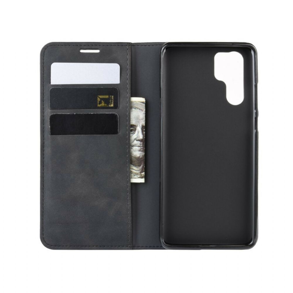 Schutzhülle Für Huawei P30 Pro Flip Case Schicker Leder-effekt